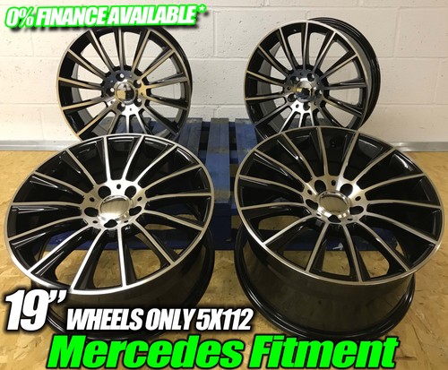 Mercedes black polished - 19",