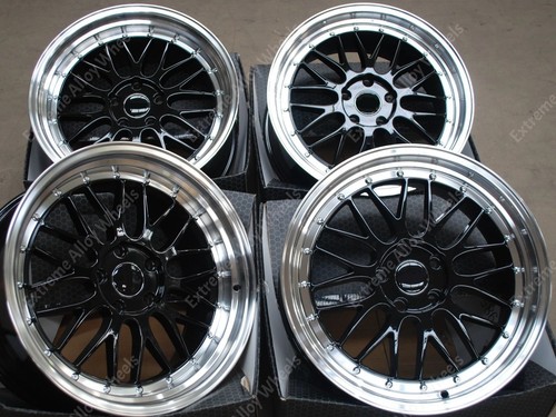 Black alloy wheels fits - sm,