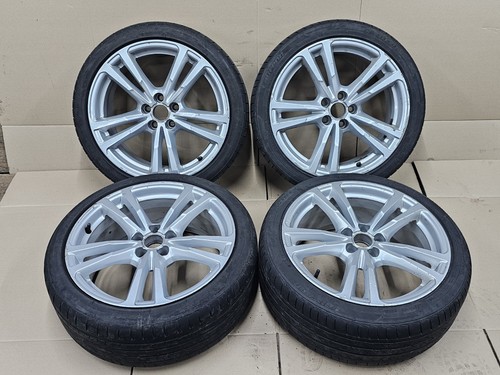 Audi silver alloy wheel - audi,